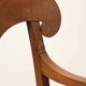 Paire de fauteuils Directoire anciens en merisier et tissu XVIII-XIX siècle