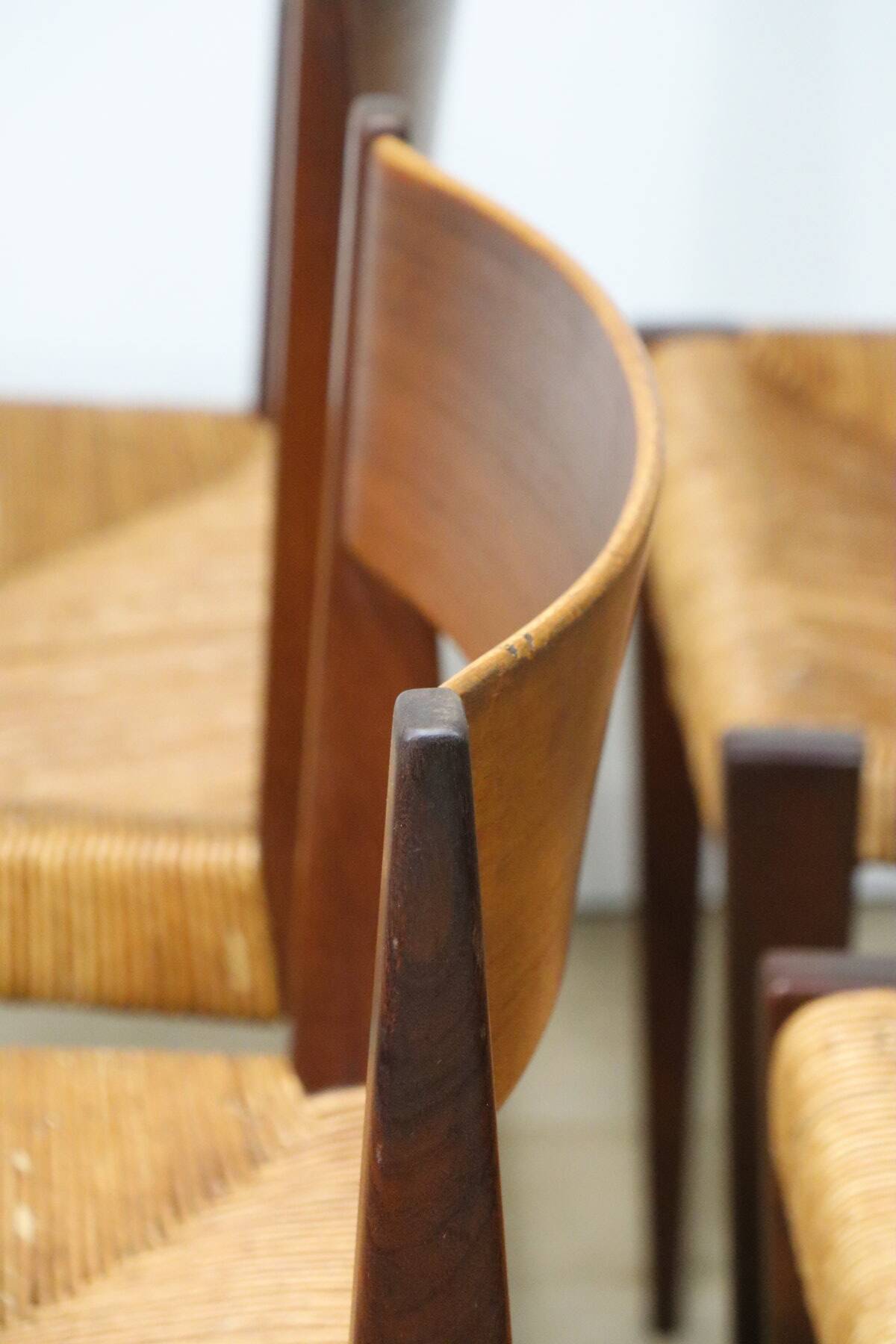 Set of 4 Scandinavian chairs, "Pia" model, by Poul Cadovius, 1960
