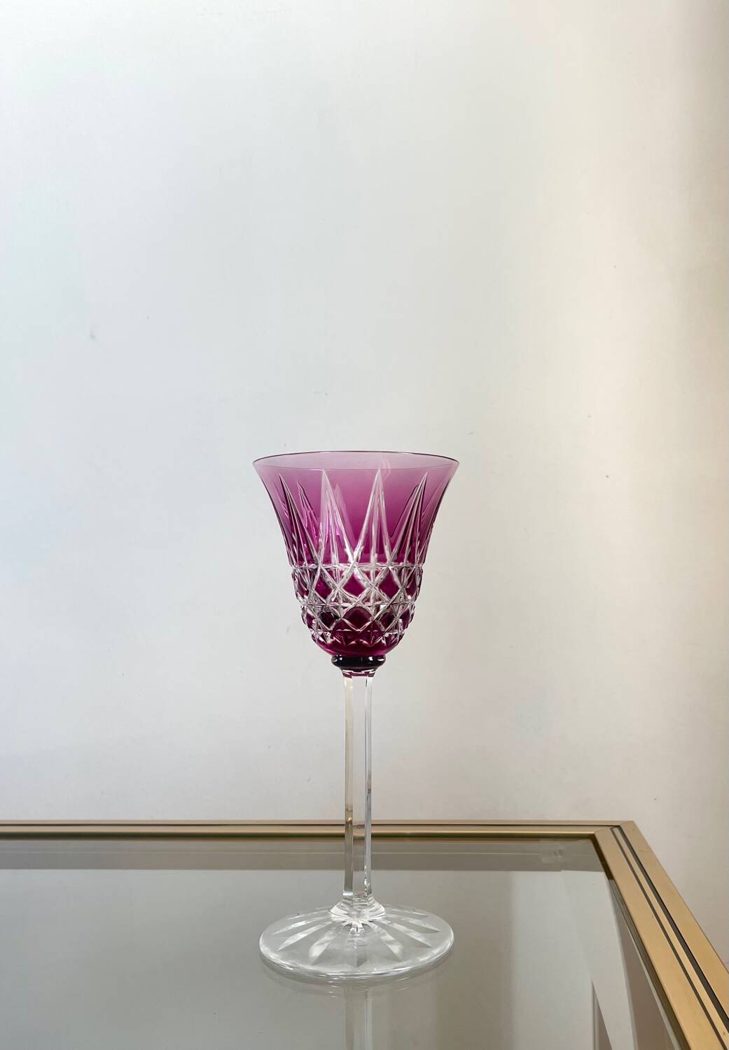 Saint-Louis crystal glass.