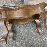 Footrest louis xv walnut late nineteenth