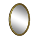 miroir médaillon doré style Louis XVI, 63x41 cm