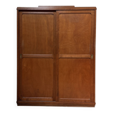 Large Parisian wardrobe with sliding doors