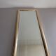 Rectangular wall mirror with a gold metal frame by Schöninger, 1970s, Germany.