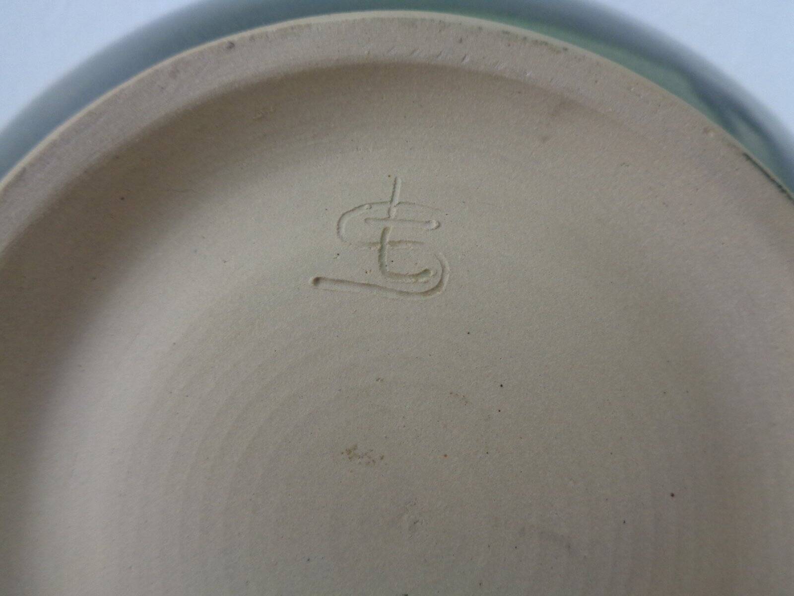 Large Danish studio ceramic bowl, 1960s