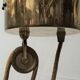 Adjustable scandinavian  brass ceiling lamp from the 70s