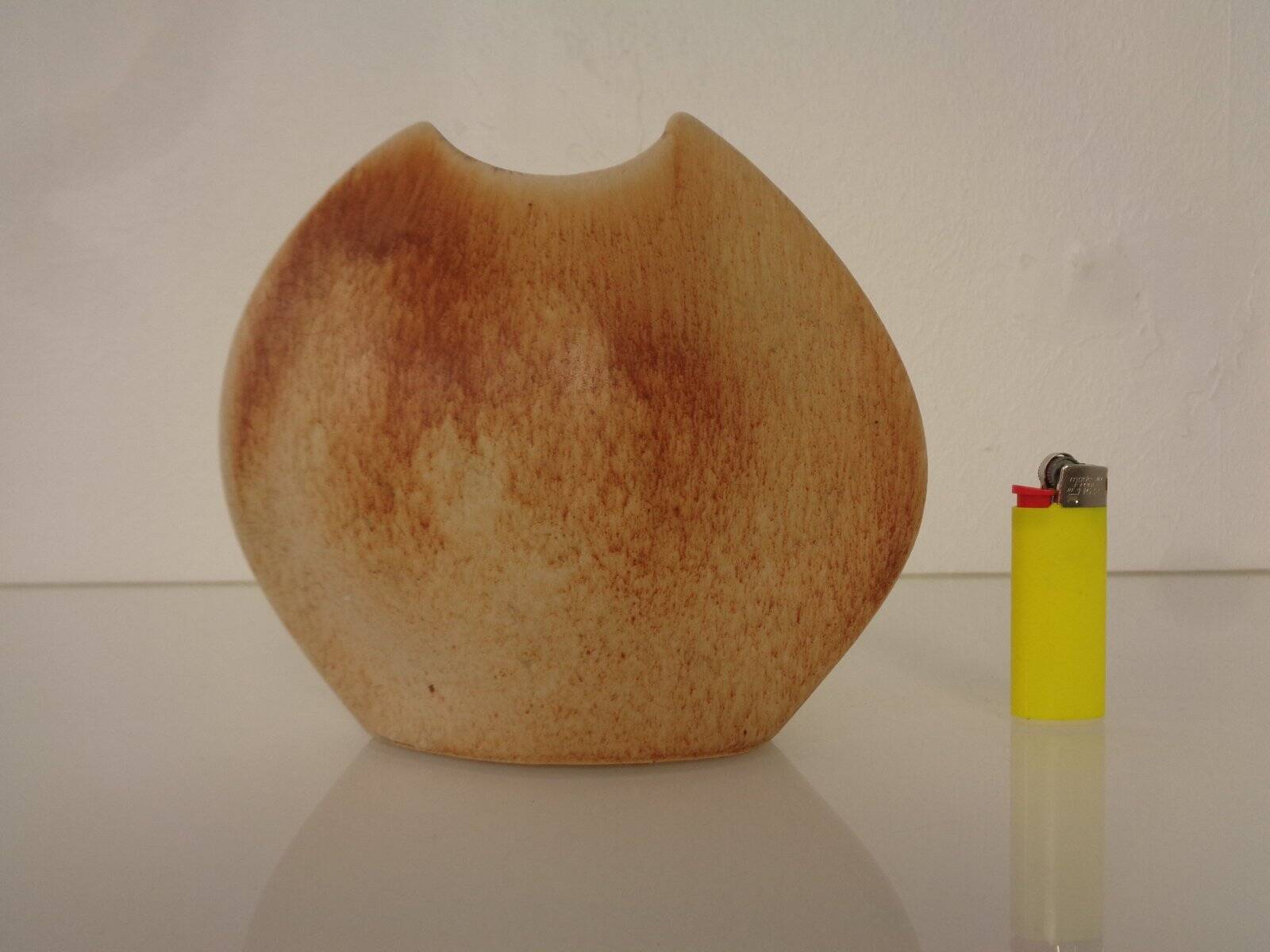 Organic Ceramic Vase by Roberto Rigon for Bertoncello, 1960s