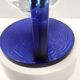 Vintage 1970s Italian Postmodern Blue Glass Pitcher