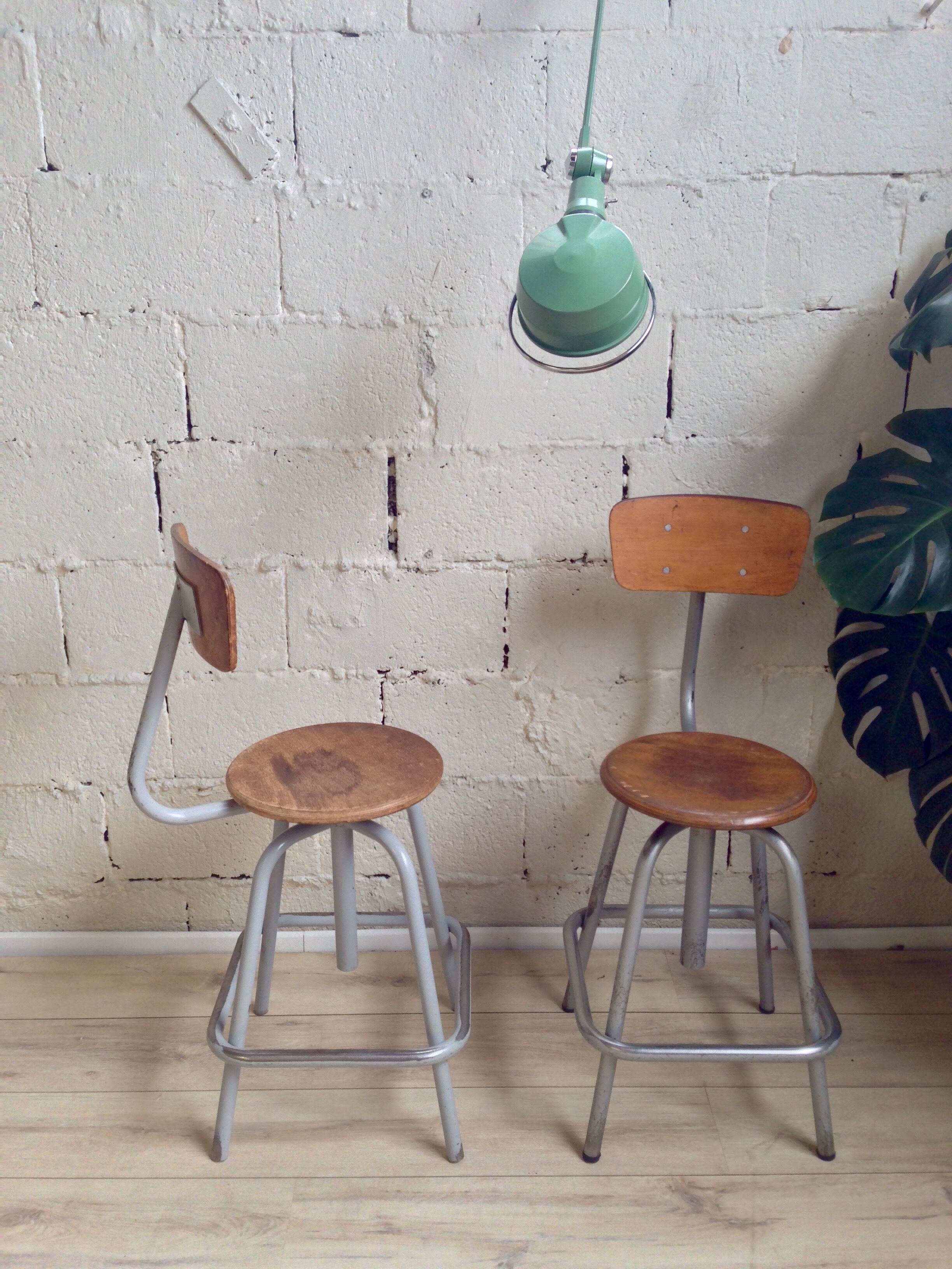 Chaise d'atelier ou d'architecte