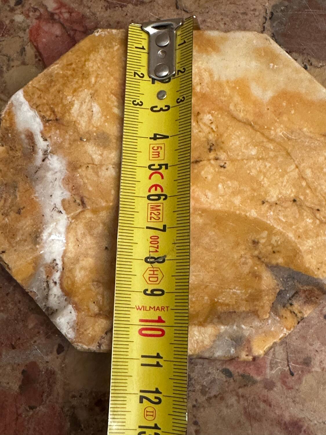 Art Deco Orange Marble Ashtray/ Catchall