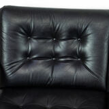 Midcentury leather lounge sofa 1960s