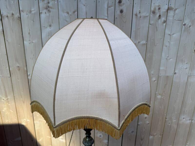 Lampadaire en bronze et onyx de style Napoléon III