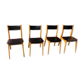 Série de 4 chaises style scandinave