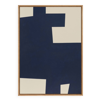 Original minimalist and abstract painting, B17
