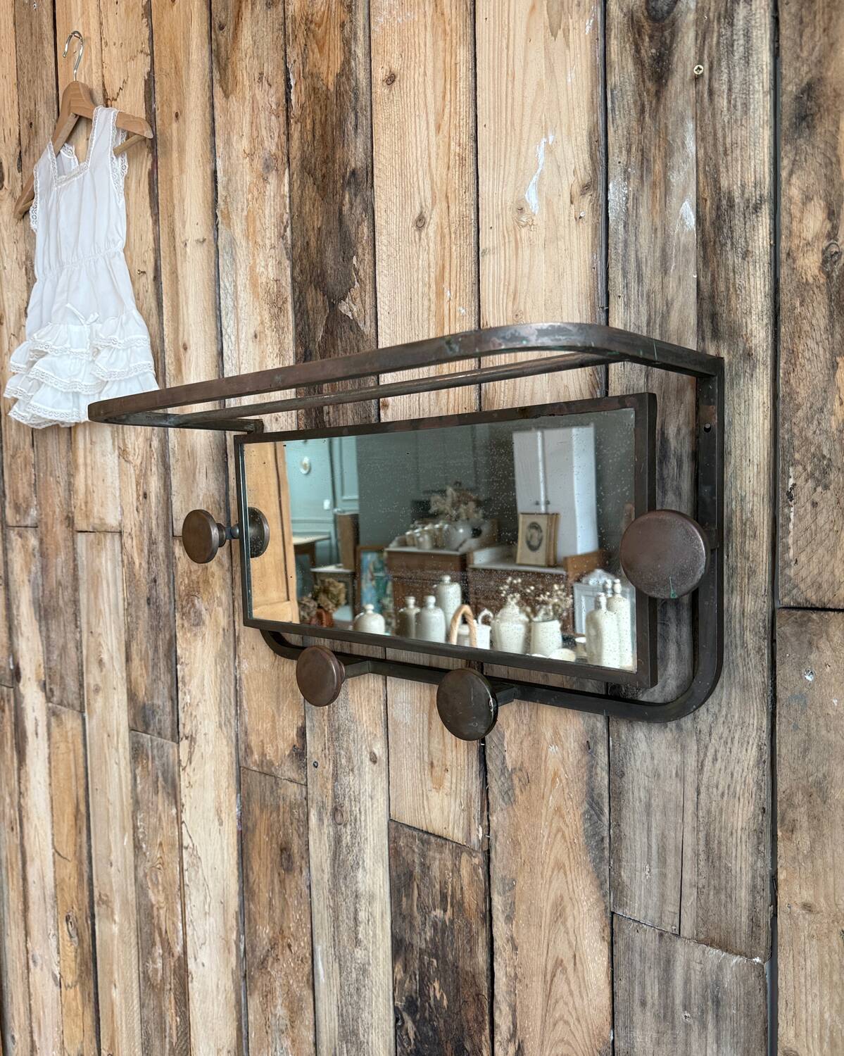 Vintage metal coat racks