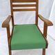 1950s wood and skai armchair