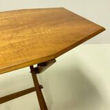 Table à manger Tl2 Cavalletto en frêne par Franco Albini pour Poggi, 1950