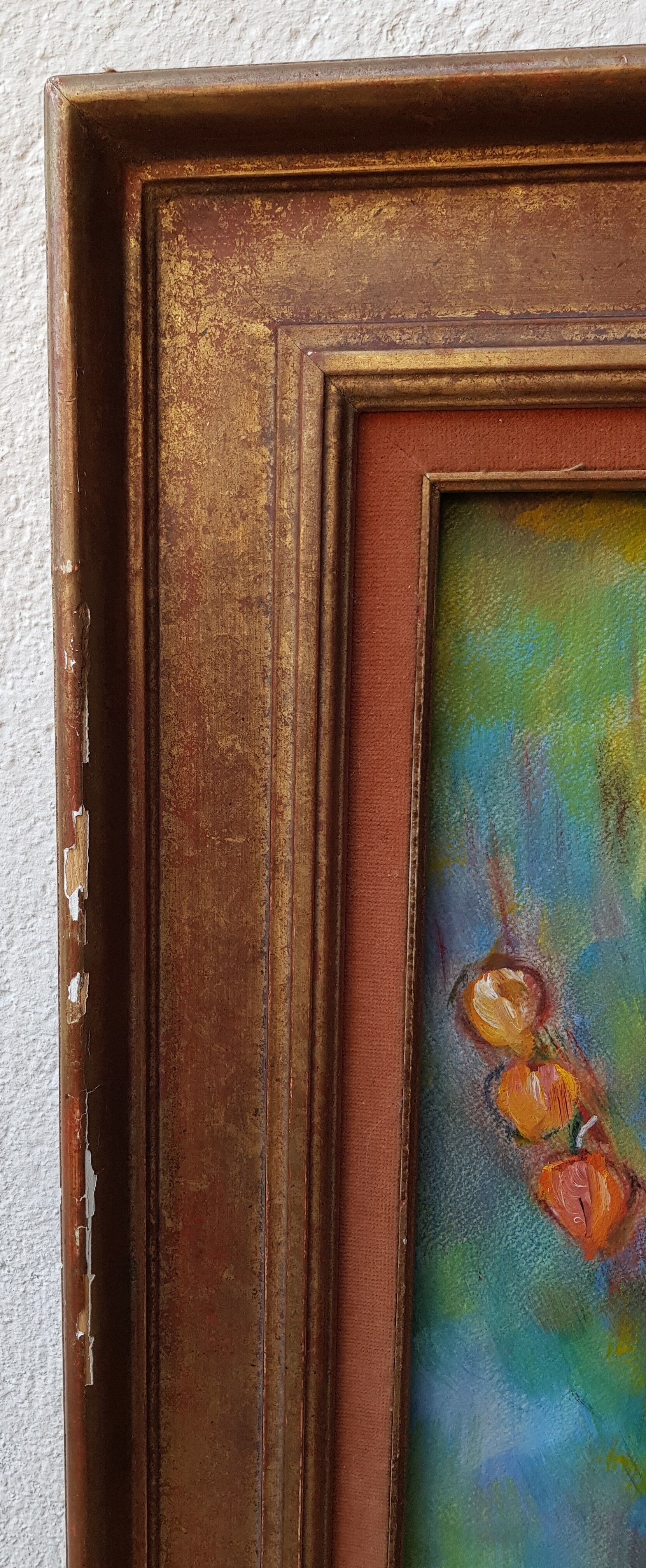 Oil on paper: The Pope's currency