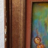 Oil on paper: The Pope's currency