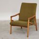 Pair of light green armchairs by Jiri Jiroutek for Interier Praha, 1960