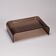 Smoked plexiglass bed tray, circa 1970
