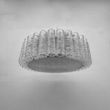 Glass Tubes Chandelier Flush mount from Doria Leuchten, 1960s