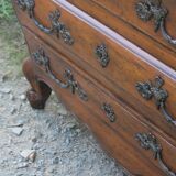 Curved Louis XV style chest of drawers known as a “tomb”