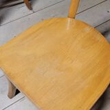 Paire chaises de bistrot ancienne, 1950s
