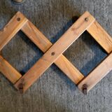 Scandinavian coat rack in solid pine