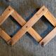 Scandinavian coat rack in solid pine