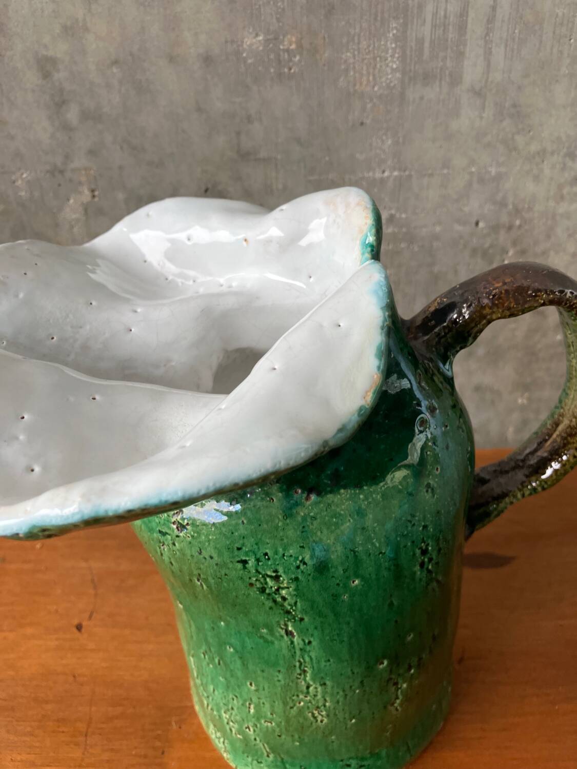 Vintage ceramic pitcher