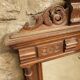 Large bevelled trumeau mirror