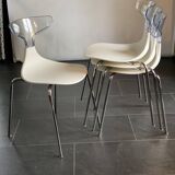 Table space age et 4 chaises