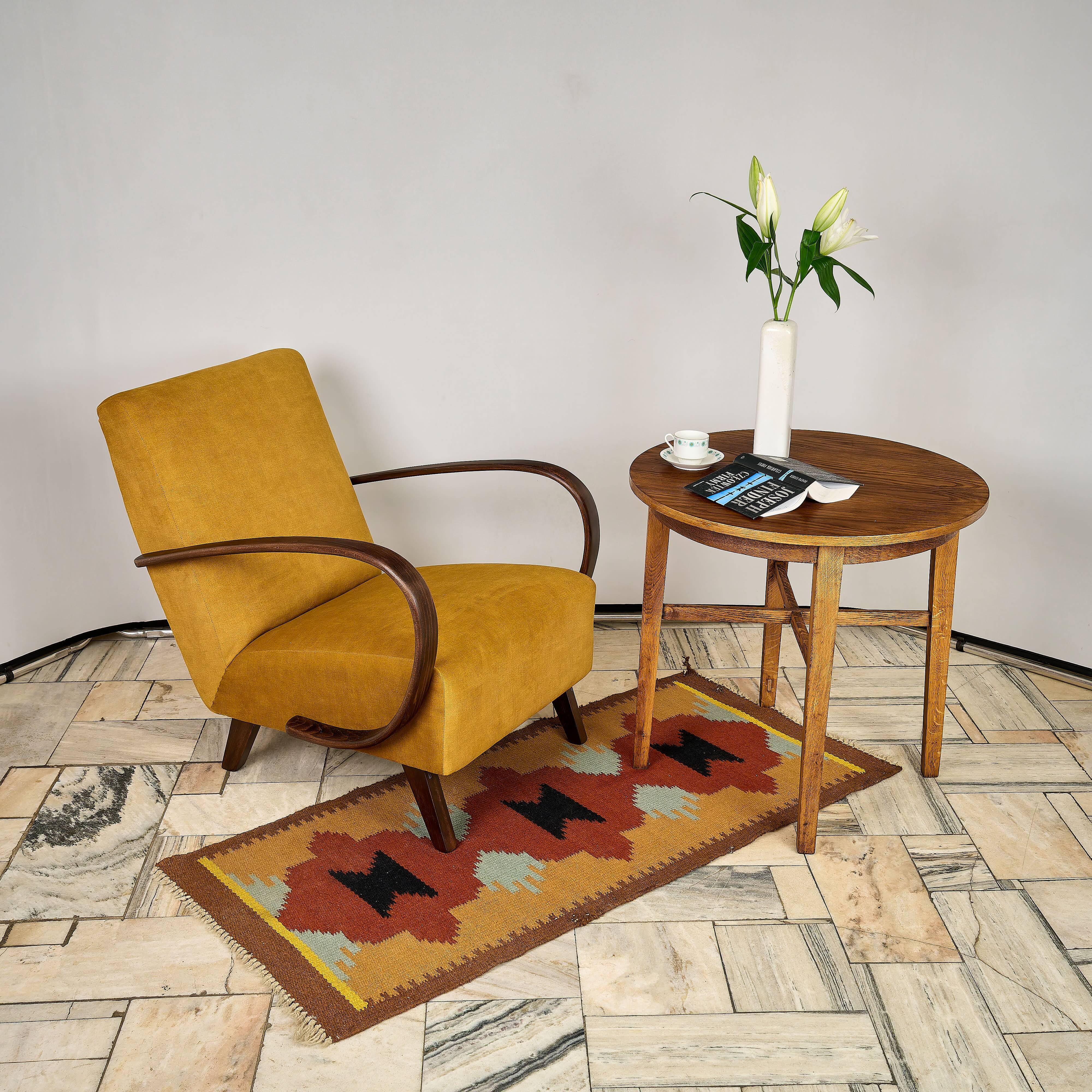 H 410 armchair designed by Jindrich Halabala, Czechoslovakia