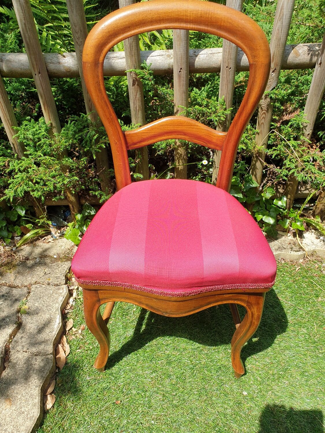 4 Louis Philippe upholstered chairs