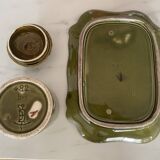 Bonbonnière and ceramic tray g. De Bruyn