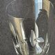 Blown and cut crystal glasses