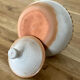 Glazed stoneware bonbonnière