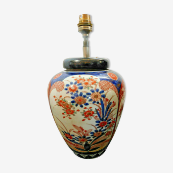 Lampe porcelaine Imari Japon