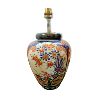 Lampe porcelaine Imari Japon
