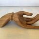 Wooden hand ring sizer pocket emptier