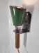 Enamelled sheet metal portable lamp