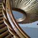 Rattan mirror 52 cm