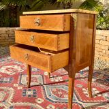 Dresser transition marquetry and bronze style Louis XV