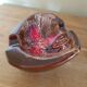 Decorative ceramic ashtray with empty pocket from Vallauris Vintage
