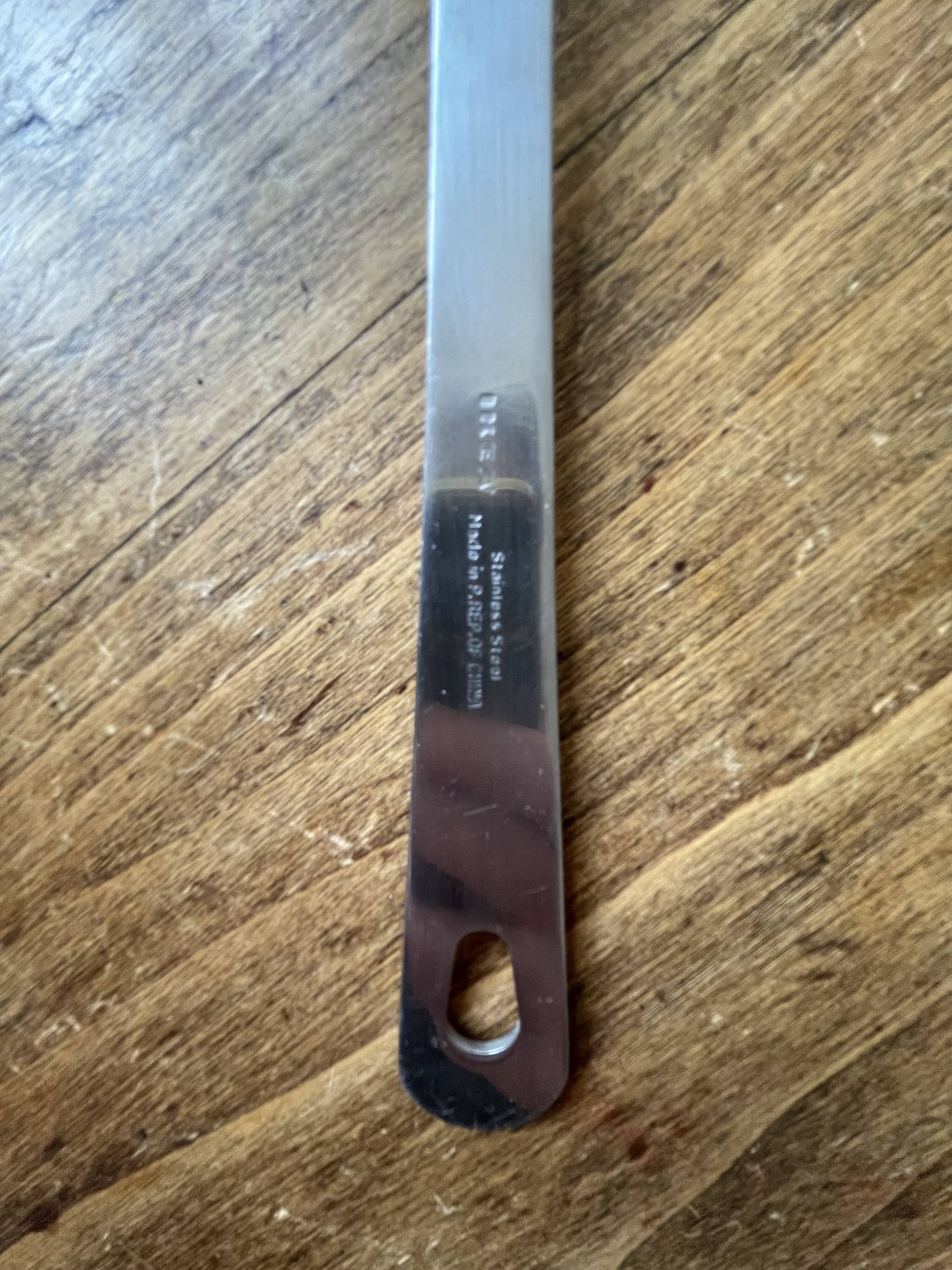 Ecumoire, fish, barbecue spatula, stainless steel - vintage Ikea