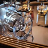 Smoked stemmed glasses – 1970s