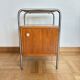 Functionalist bedside table, Kovona, Czechoslovakia