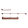 A.R.P. suspended shelf unit – Minvielle, 1950s