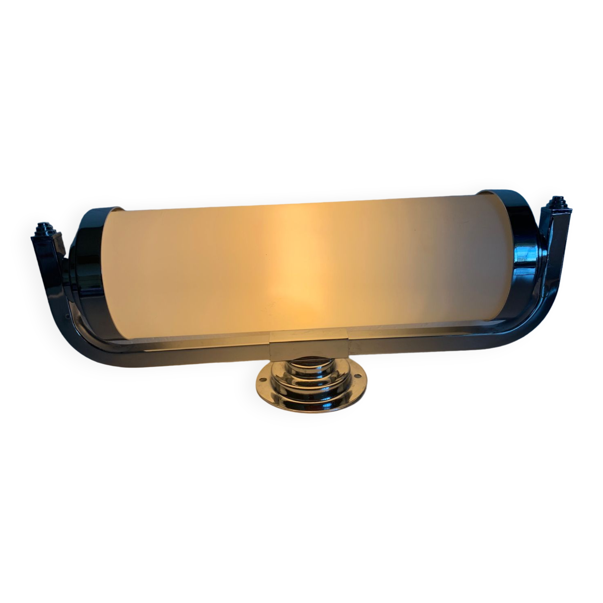 Vintage art deco wall lamp, tube style, horizontal or vertical