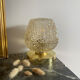 Vintage glass globe wall light